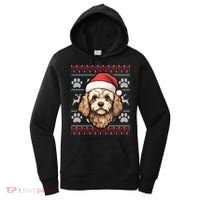 Cavapoo Santa Hat Christmas Funny Dog Mom Dad Great Gift Women's Hoodie thumb 0