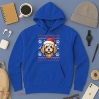 Cavapoo Santa Hat Christmas Funny Dog Mom Dad Great Gift Hoodie thumb 3