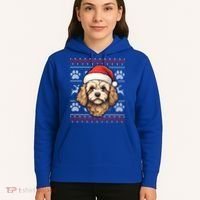 Cavapoo Santa Hat Christmas Funny Dog Mom Dad Great Gift Hoodie thumb 5