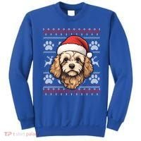 Cavapoo Santa Hat Christmas Funny Dog Mom Dad Great Gift Sweatshirt thumb 0