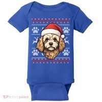 Cavapoo Santa Hat Christmas Funny Dog Mom Dad Great Gift Baby Bodysuit thumb 0