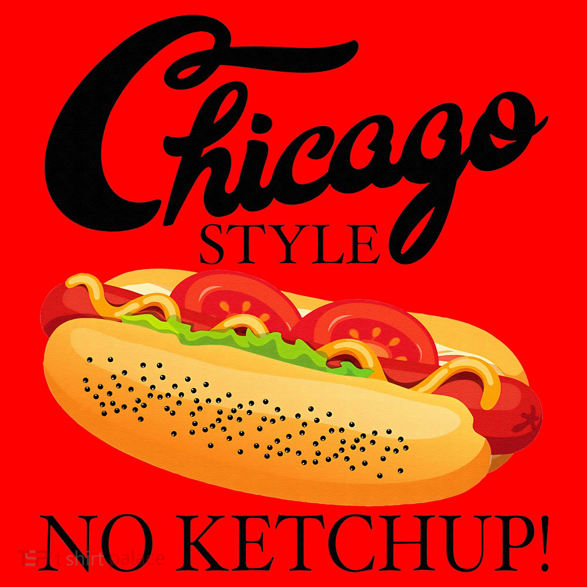 Chicago Style Hot Dog Summer 4th Of July No Ketchup Gift Santa Hat