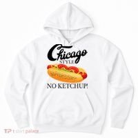 Chicago Style Hot Dog Summer 4th Of July No Ketchup Gift Hoodie thumb 0