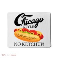 Chicago Style Hot Dog Summer 4th Of July No Ketchup Gift Mousepad thumb 0