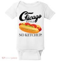 Chicago Style Hot Dog Summer 4th Of July No Ketchup Gift Baby Bodysuit thumb 0