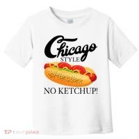 Chicago Style Hot Dog Summer 4th Of July No Ketchup Gift Toddler T-Shirt thumb 0