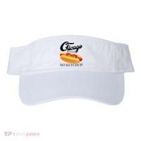 Chicago Style Hot Dog Summer 4th Of July No Ketchup Gift Visor thumb 0