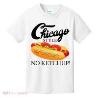 Chicago Style Hot Dog Summer 4th Of July No Ketchup Gift Kids T-Shirt thumb 0