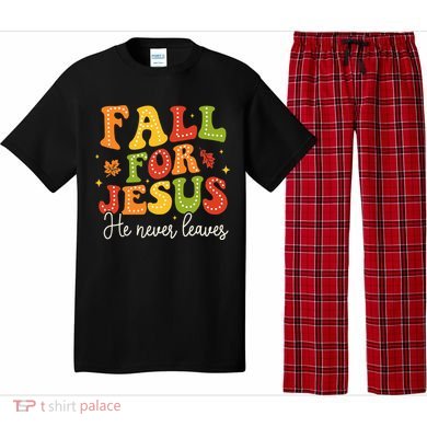 Christian Sayings Halloween Fall For Jesus Religious Pajama Set
