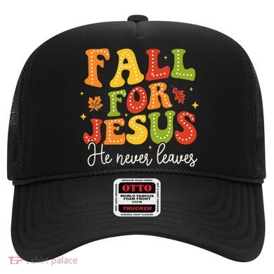 Christian Sayings Halloween Fall For Jesus Religious Hat