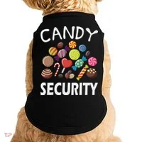 Candy Security Halloween Costume Party Doggie Tank thumb 0
