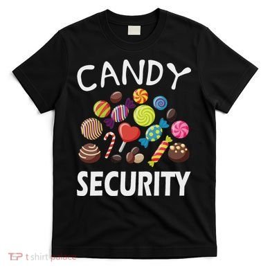 Candy Security Halloween Costume Party T-Shirt