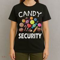Candy Security Halloween Costume Party T-Shirt thumb 4