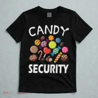 Candy Security Halloween Costume Party T-Shirt thumb 5