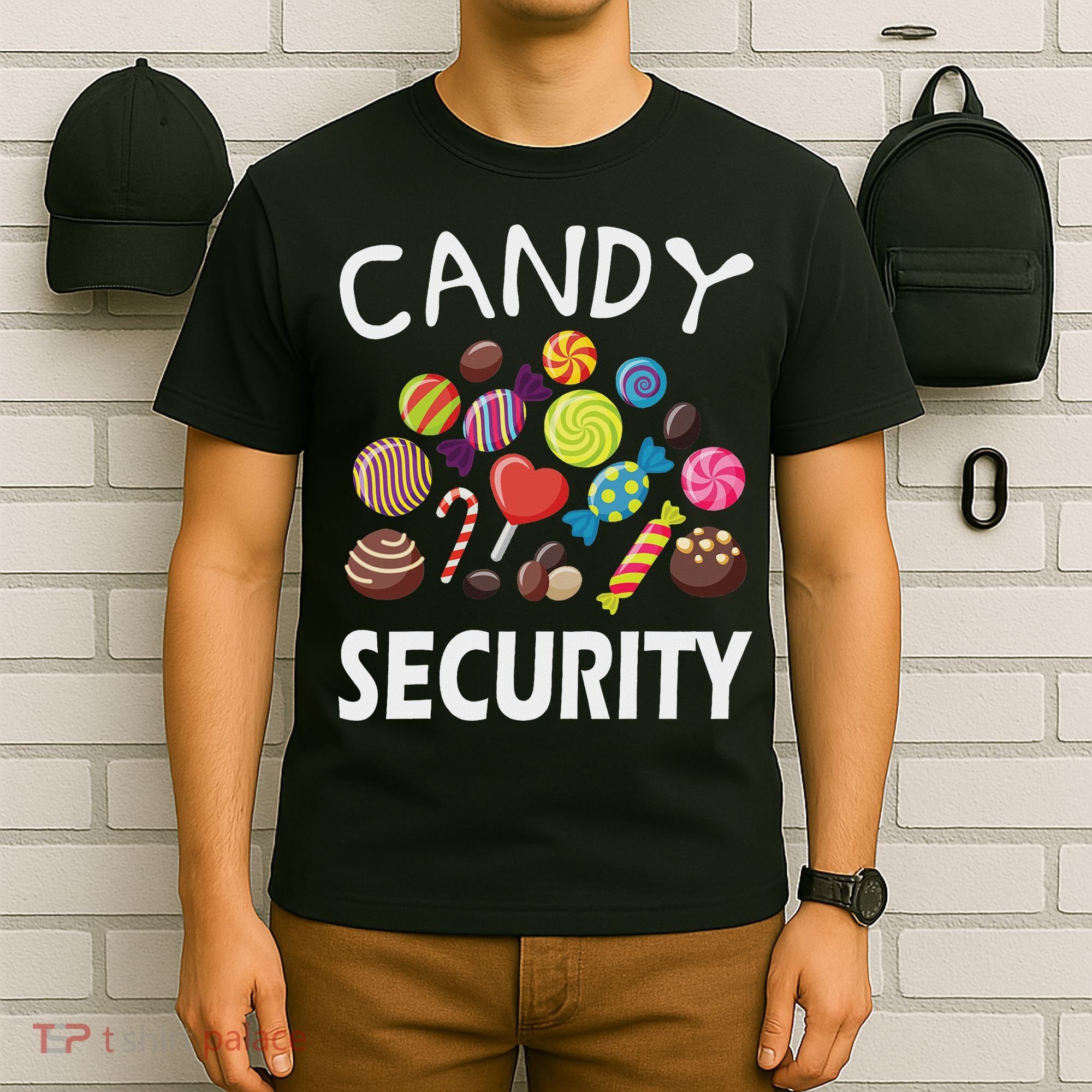 Candy Security Halloween Costume Party T-Shirt