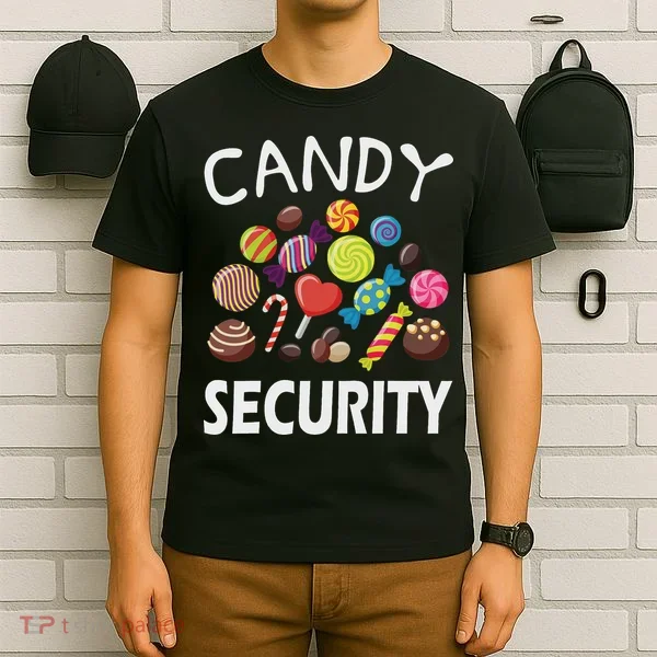 Candy Security Halloween Costume Party T-Shirt