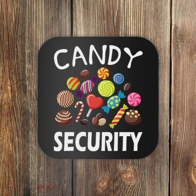 Candy Security Halloween Costume Party Coaster