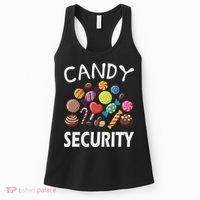 Candy Security Halloween Costume Party Women's Tank Top thumb 0