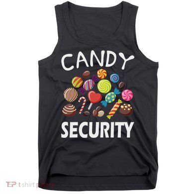 Candy Security Halloween Costume Party Tank Top