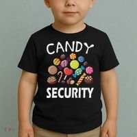 Candy Security Halloween Costume Party Toddler T-Shirt thumb 2