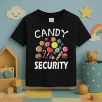 Candy Security Halloween Costume Party Toddler T-Shirt thumb 3