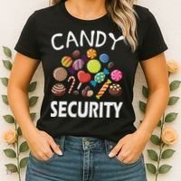 Candy Security Halloween Costume Party Women's T-Shirt thumb 2