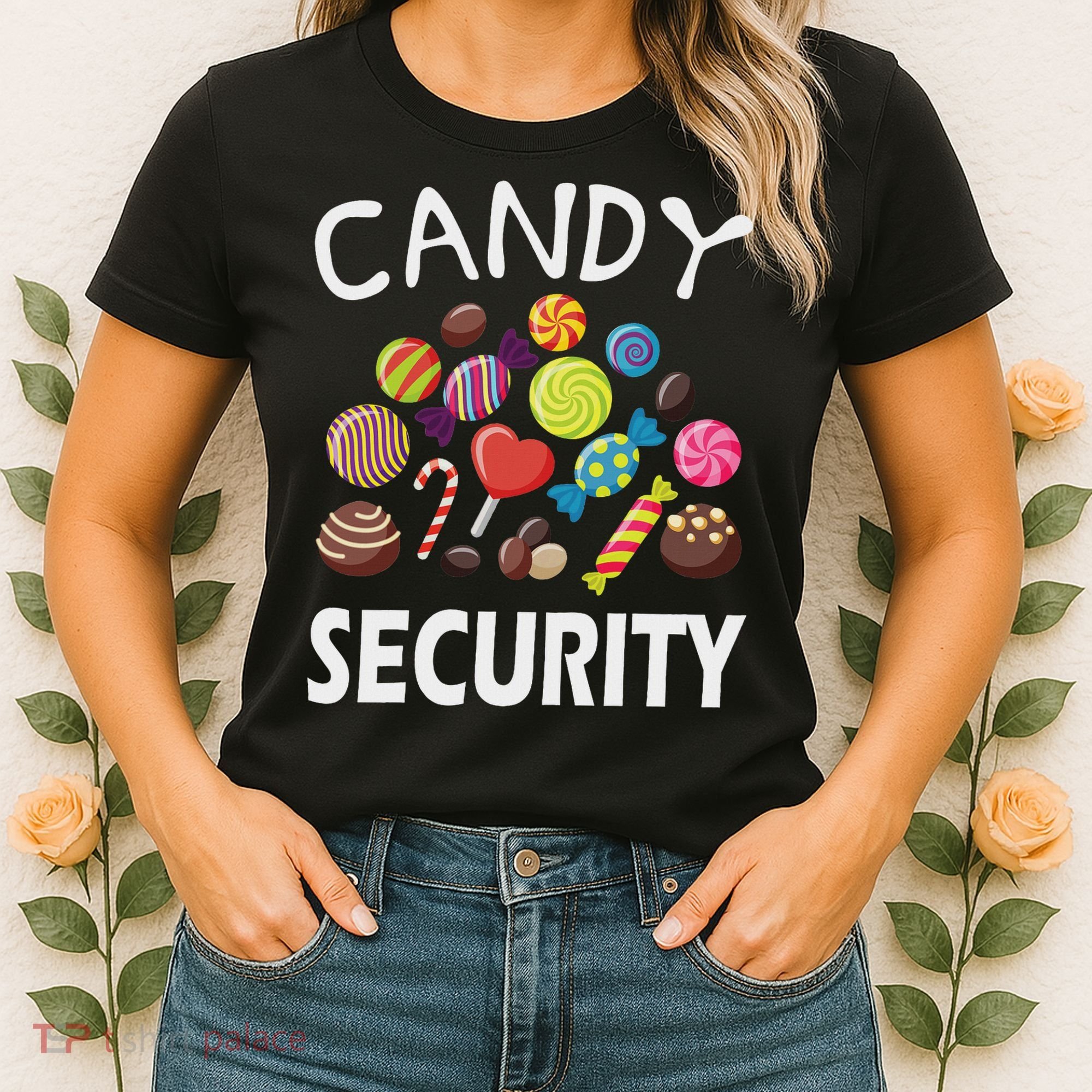 Candy Security Halloween Costume Party Women's T-Shirt