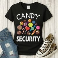 Candy Security Halloween Costume Party Women's T-Shirt thumb 3