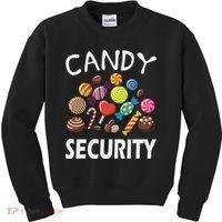 Candy Security Halloween Costume Party Kids Sweatshirt thumb 0