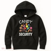 Candy Security Halloween Costume Party Kids Hoodie thumb 0