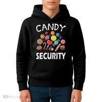 Candy Security Halloween Costume Party Kids Hoodie thumb 4