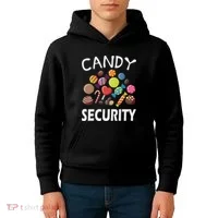 Candy Security Halloween Costume Party Kids Hoodie thumb 4