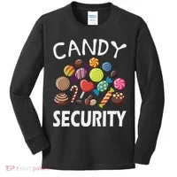 Candy Security Halloween Costume Party Kids Long Sleeve Shirt thumb 0