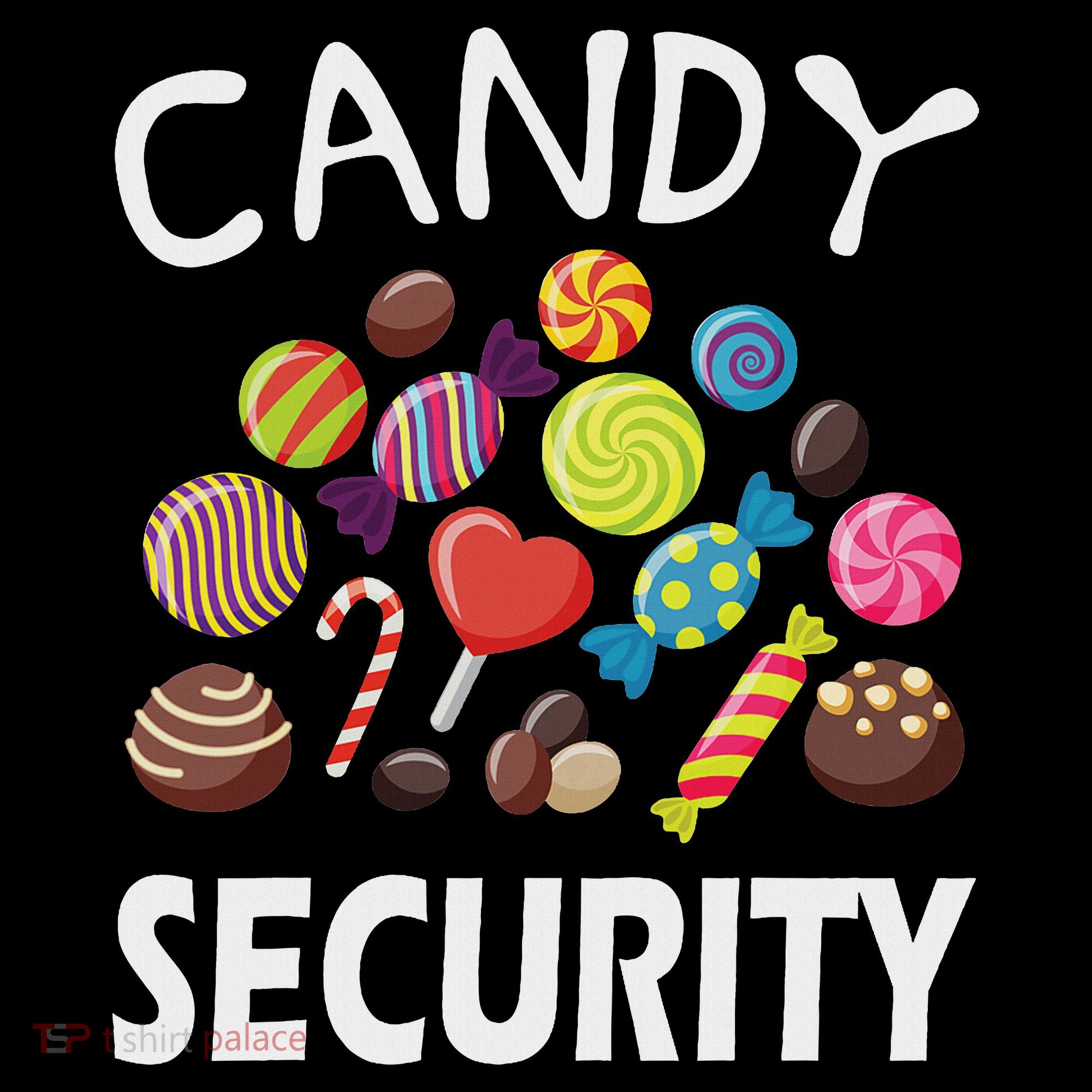 Candy Security Halloween Costume Party Kids Long Sleeve Shirt