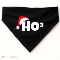 Christmas Santa Hohoho Math & Physics Joke USA-Made Doggie Bandana thumb 0