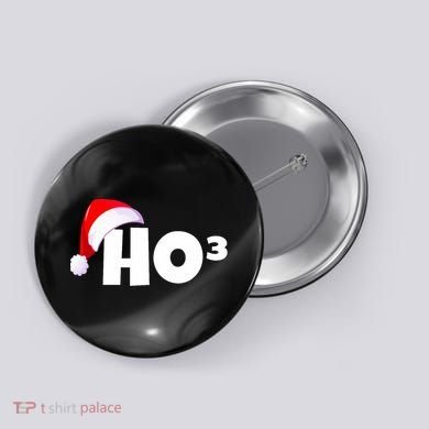 Christmas Santa Hohoho Math & Physics Joke Button