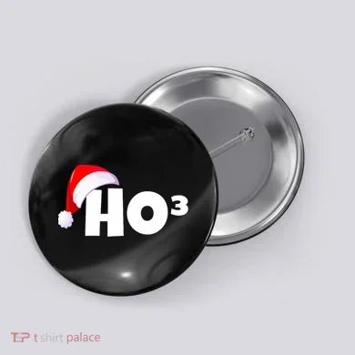 Christmas Santa Hohoho Math & Physics Joke Button