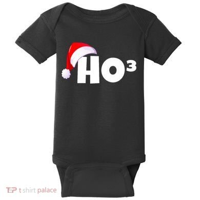Christmas Santa Hohoho Math & Physics Joke Baby Bodysuit