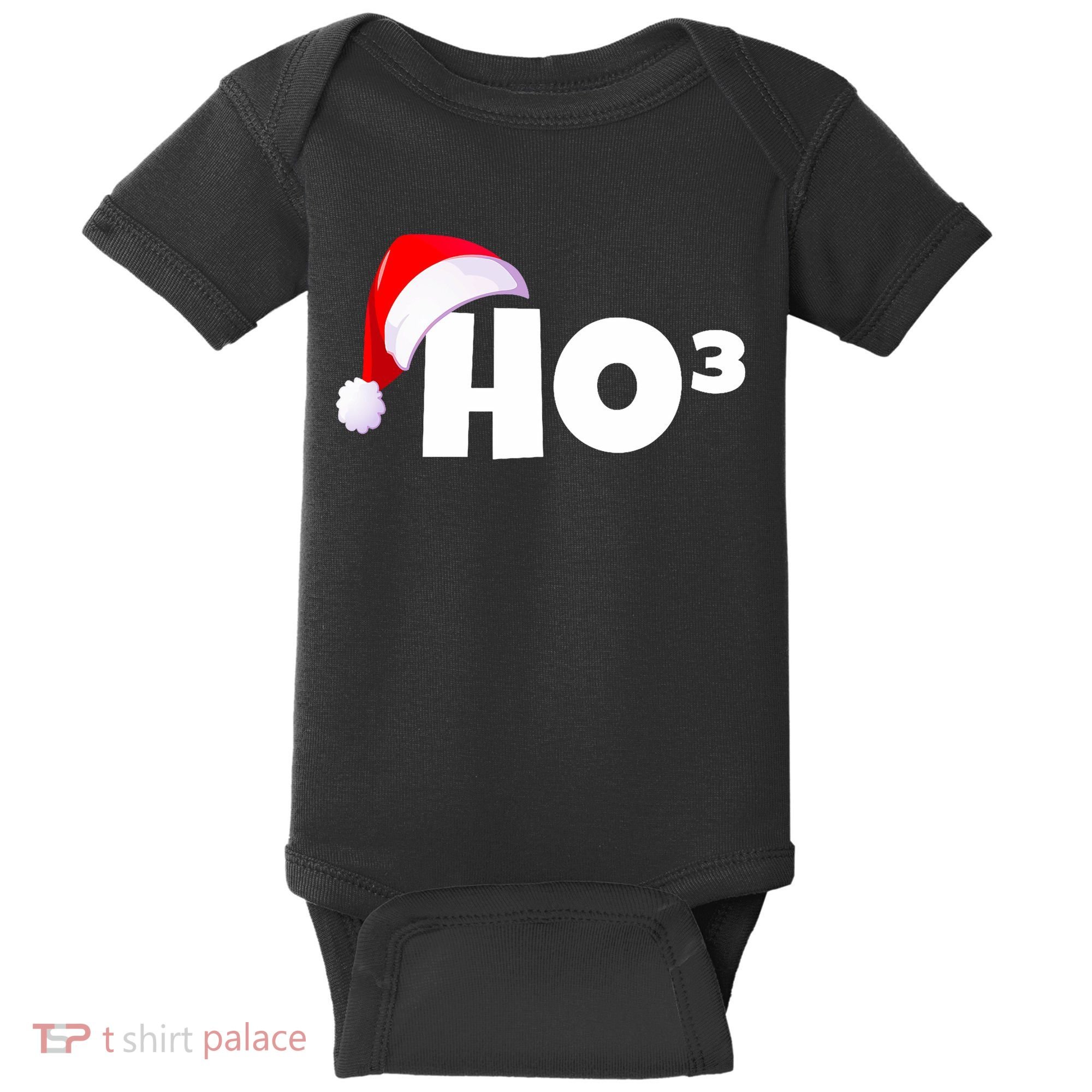 Christmas Santa Hohoho Math & Physics Joke Baby Bodysuit