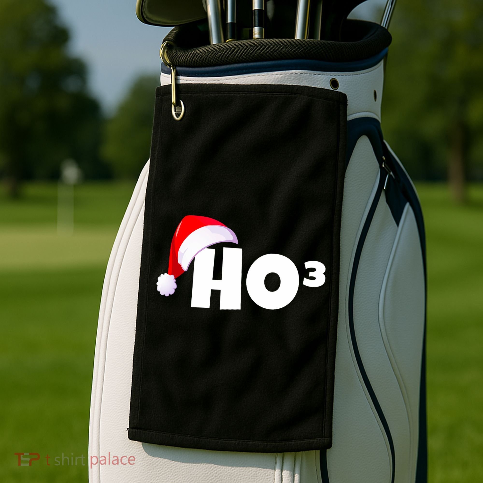 Christmas Santa Hohoho Math & Physics Joke Golf Towel