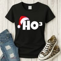 Christmas Santa Hohoho Math & Physics Joke Women's T-Shirt thumb 3