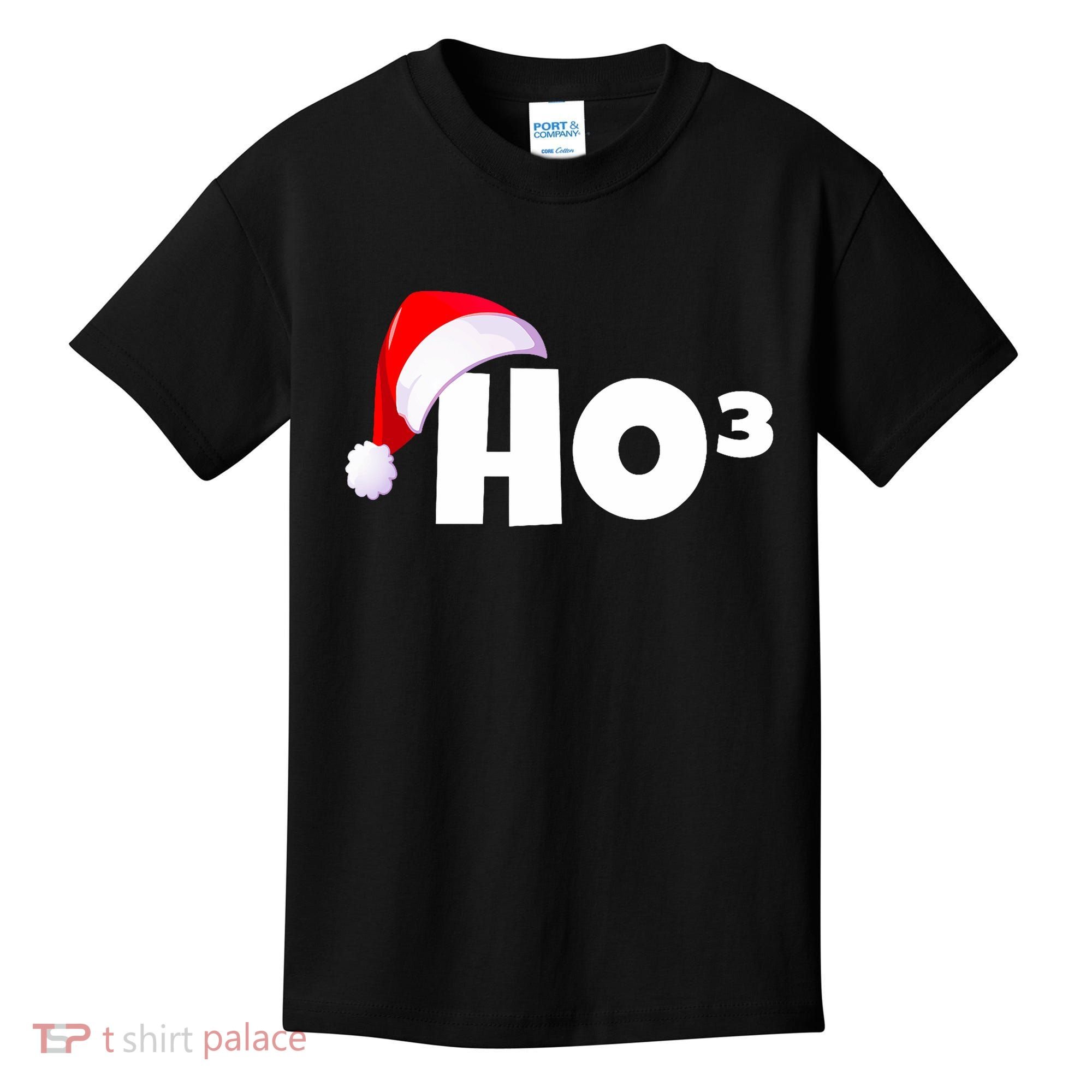 Christmas Santa Hohoho Math & Physics Joke Kids T-Shirt