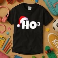 Christmas Santa Hohoho Math & Physics Joke Kids T-Shirt thumb 3