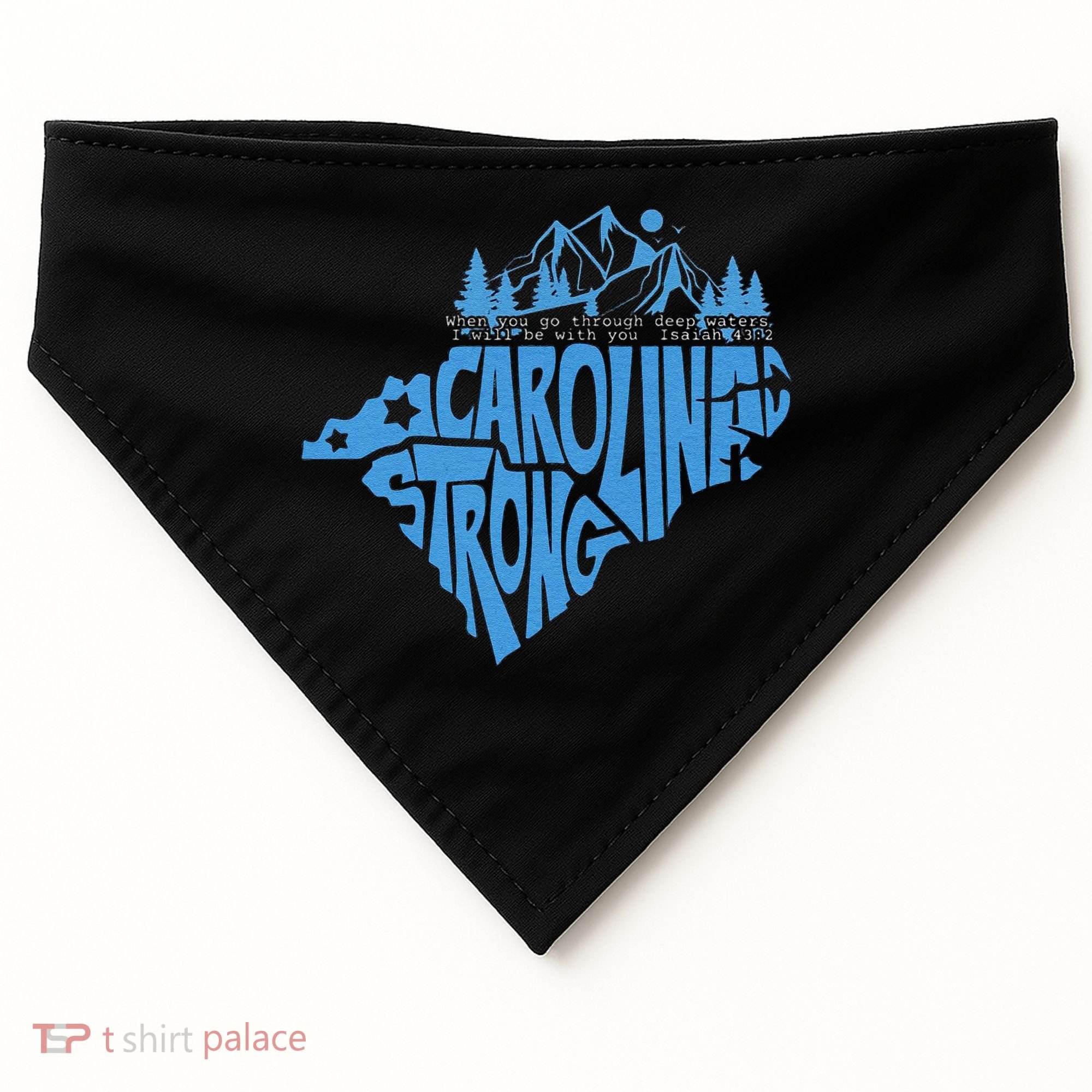 Carolina Strong Hurricane Relief Western Nc USA-Made Doggie Bandana