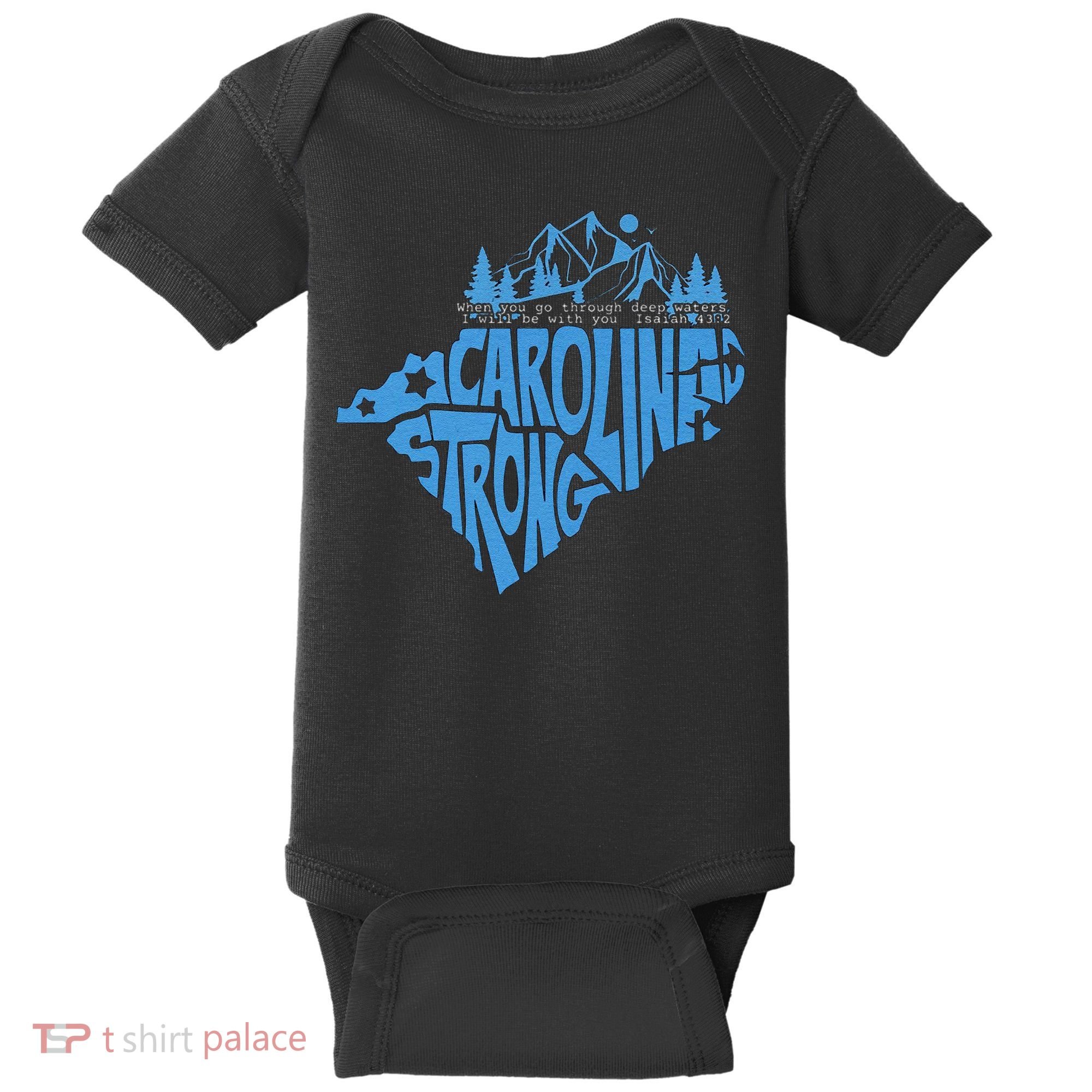Carolina Strong Hurricane Relief Western Nc Baby Bodysuit