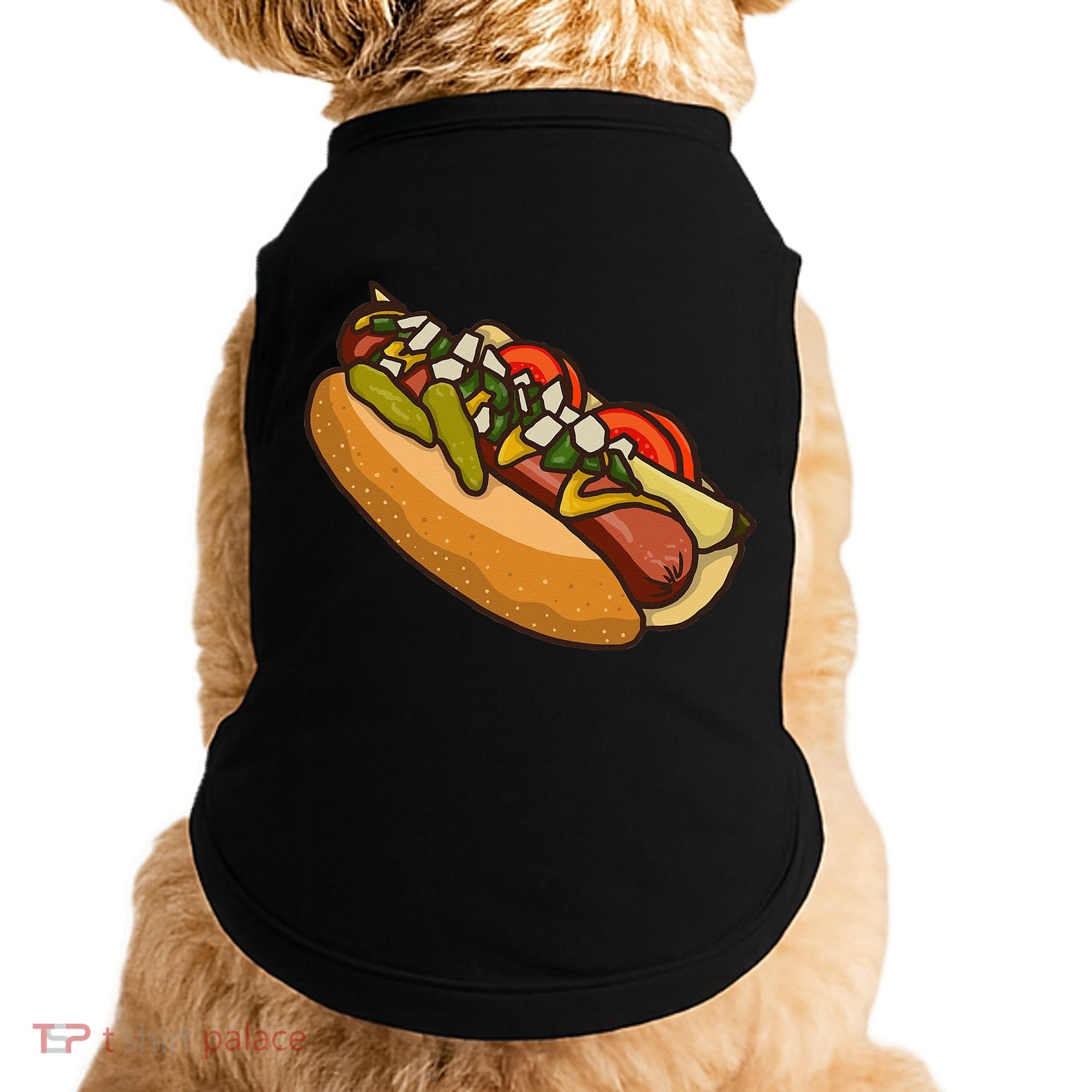 Chicago Style Hot Dog Lover Doggie Tank