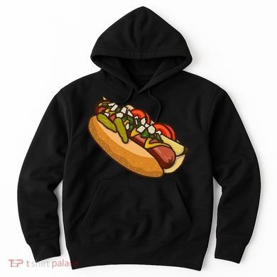 Chicago Style Hot Dog Lover Hoodie