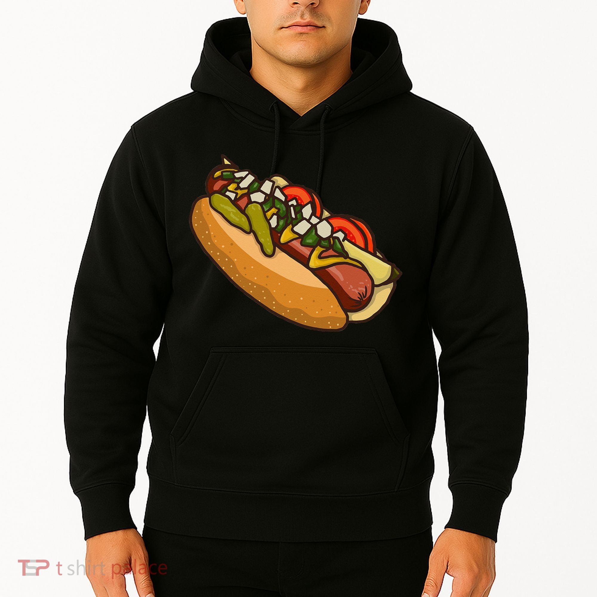 Chicago Style Hot Dog Lover Hoodie