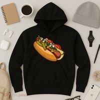 Chicago Style Hot Dog Lover Hoodie thumb 3