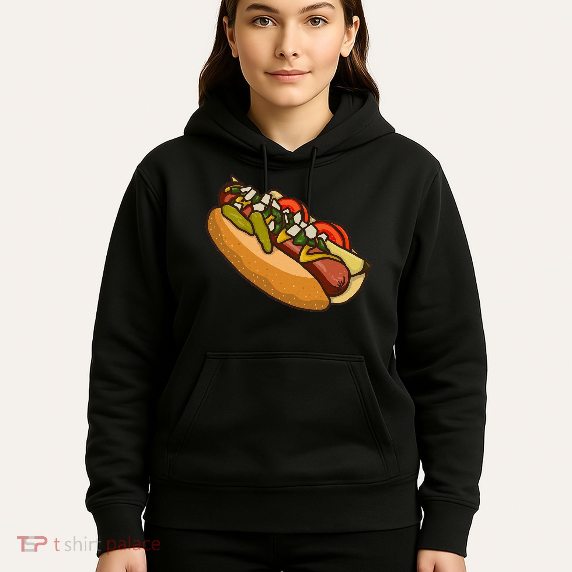 Chicago Style Hot Dog Lover Hoodie